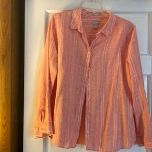 Chicos Linen Blosuse